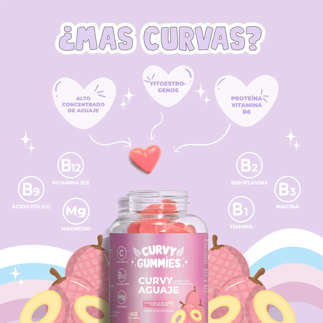 Suplemento Aguaje en Gomitas - Curvy Gummies