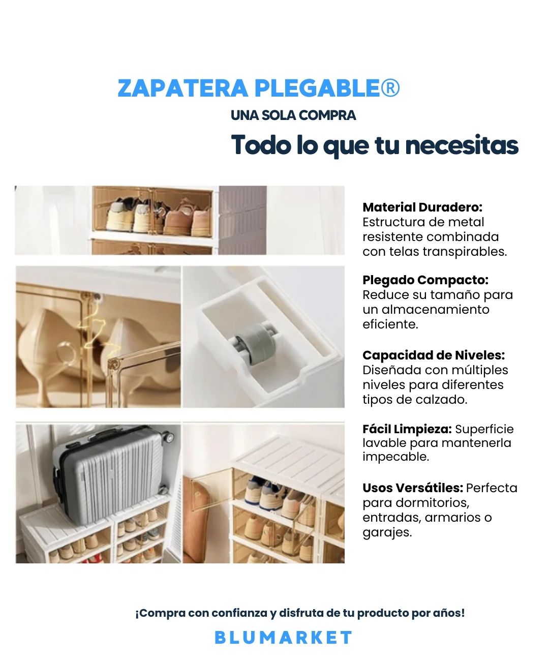 StackBox: Organizador de Zapatos Plegable