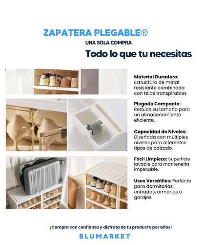 StackBox: Organizador de Zapatos Plegable