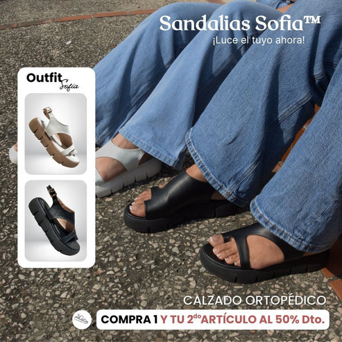 SANDALIAS ORTOPÉDICAS SOFIA (OLIVIA)