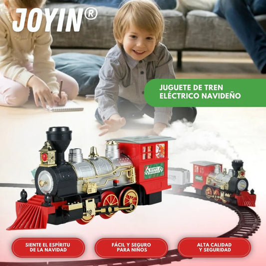 JOYIN: Juguete de tren eléctrico navideño