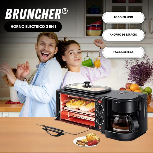 Bruncher: Horno Eléctrico 3 En 1