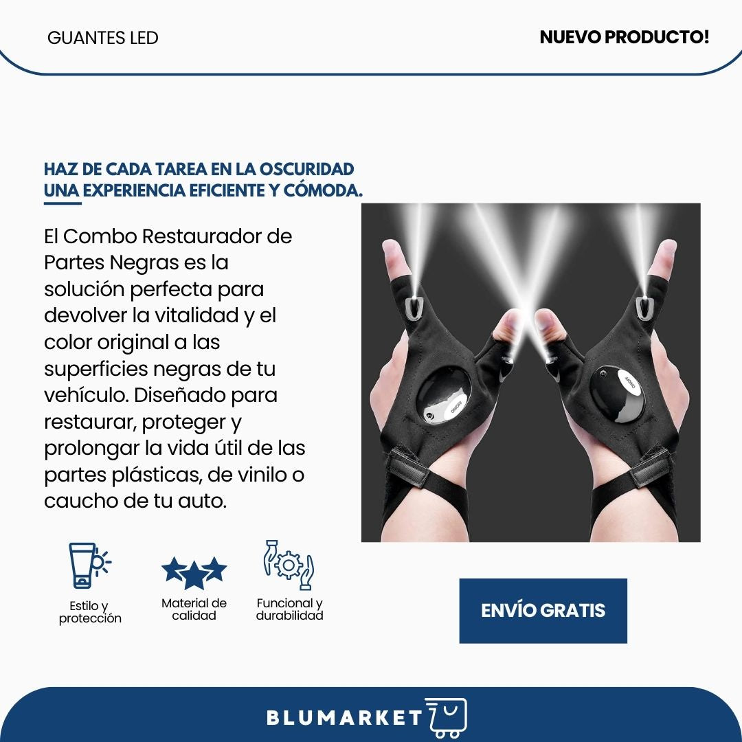 GloveLitf: Guantes Linterna LED